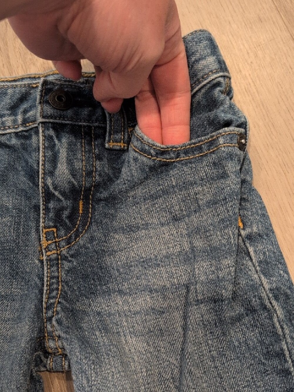 OshKosh B'gosh Kids Blue Denim Jeans - Picture 2 of 6